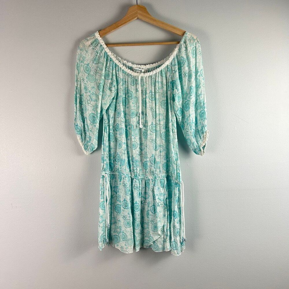 Poupette St Barth Drop Waist Mini Boho Dress